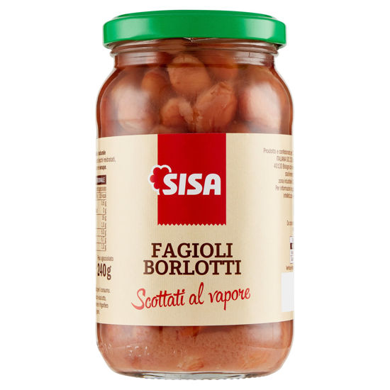 Immagine di SISA FAGIOLI BORLOTTI AL VAPORE GR.360