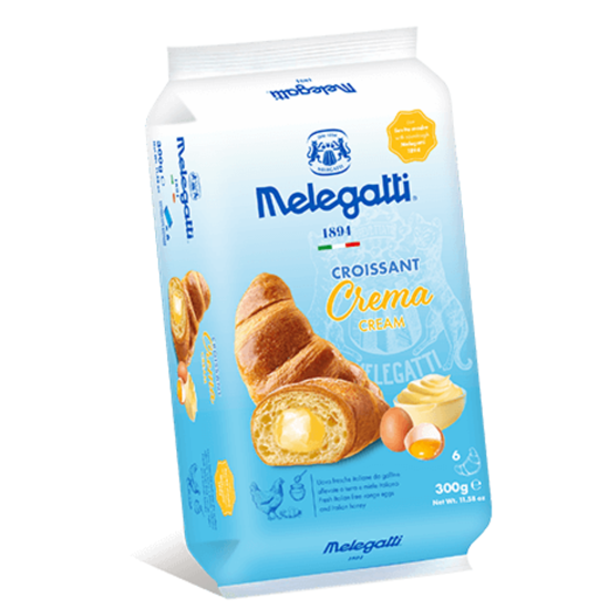 Immagine di MELEGATTI CROISSANT  CREMA X6