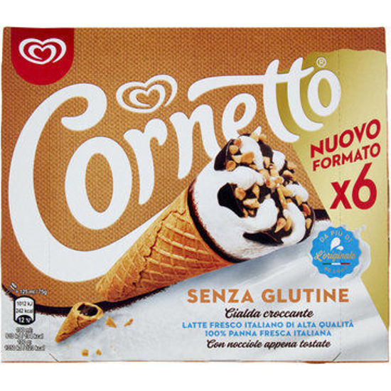 Immagine di ALGIDA CORNETTO X6 S/GLUTINE GR450