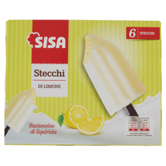 Immagine di SISA STECCHI LIMONE/LIQUIRIZIA  X6