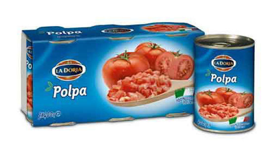 Immagine di LA DORIA POLPA DI POMOD. GR.400X3
