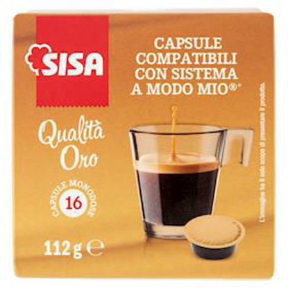 Immagine di SISA CAPSULE CAFFE' ESPR. MODO MIO X16