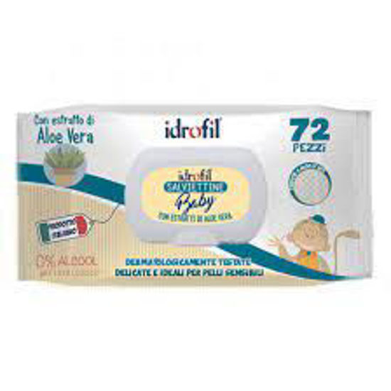 Immagine di IDROFIL SALVIETTINE BABY ALOE X72