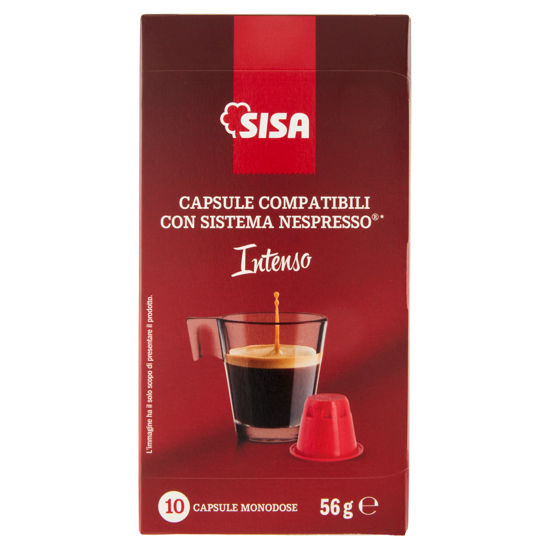 Immagine di SISA CAPSULE CAFFE' NESPR.INTENSO X 10