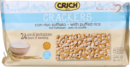 Immagine di CRICH CRACKERS RISO SOFFIATO GR.240