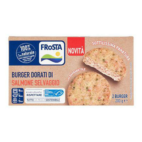 Immagine di FROSTA BURGER PANATO SALM. GR.200