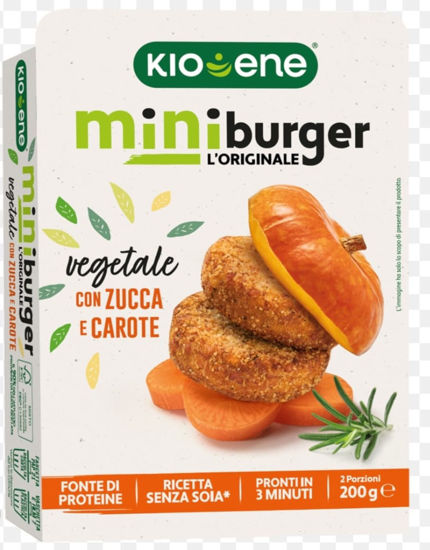 Immagine di KIOENE MINIBURGER ZUCC&CAROTA  GR 50X4