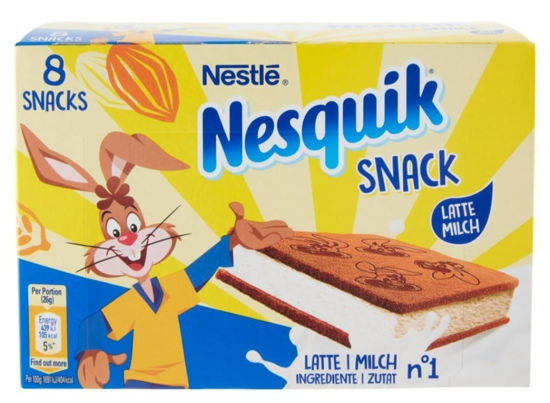 Immagine di NESTLE  NESQUIK SNACK LATTE GR.26X8