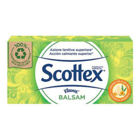 Immagine di SCOTTEX FAZZOLETTI BALSAM 3 VELI BOX