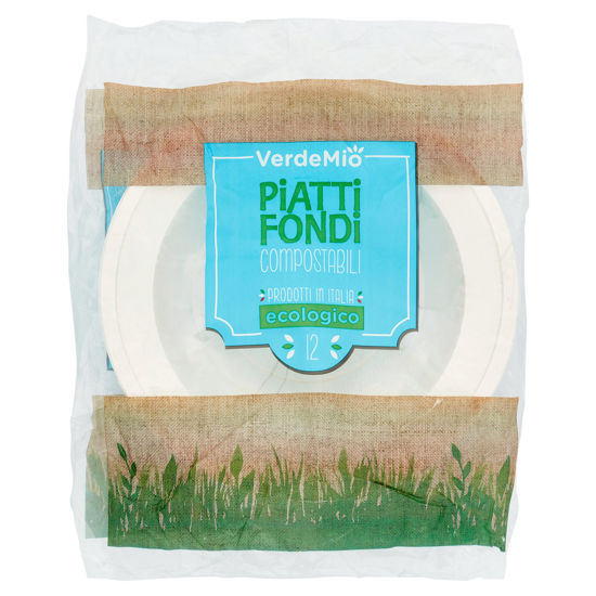 Immagine di VERDEMIO PIATTI FONDI ECOLOG.  X12