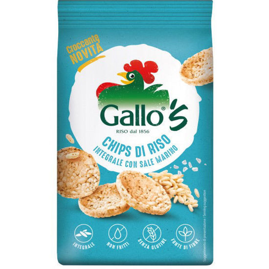 Immagine di GALLO RISO CHIPS  CON SALE GR.40