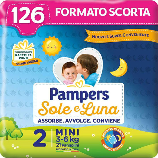 Immagine di PAMPERS SOLE E LUNA MINI  X21
