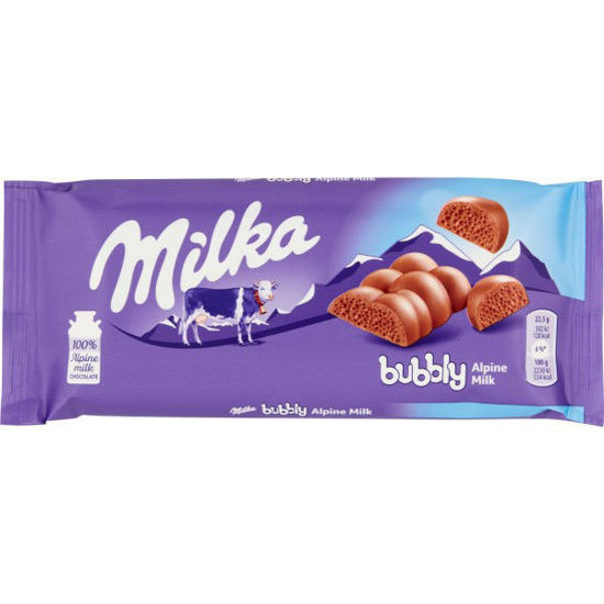 Immagine di MILKA TAVOLETTA BUBBLY MILK GR.100