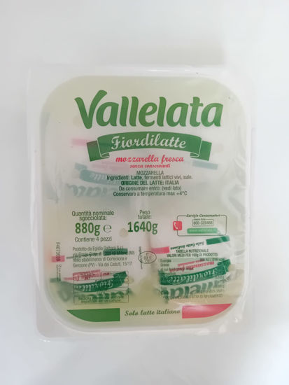 Immagine di VALLELATA MOZZARELLA VASCH. GR 220X4