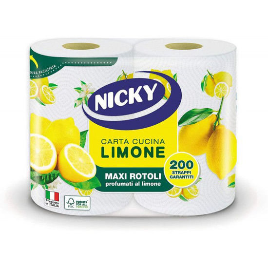 Immagine di NICKY CARTA CUCINA AL LIMONE X2