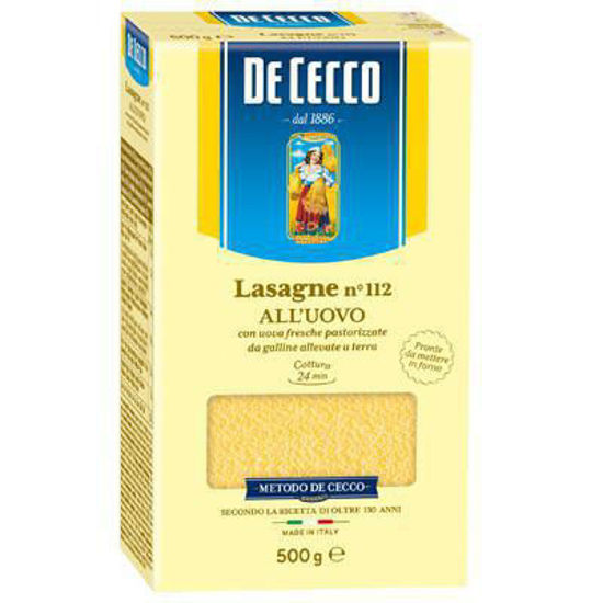 Immagine di DE CECCO LASAGNE UOVO GR.500