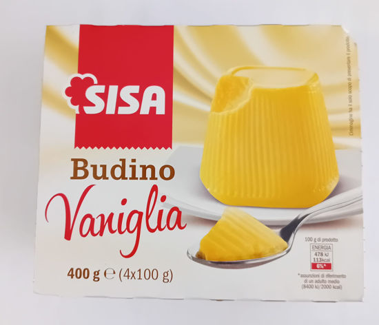 Immagine di SISA BUDINO VANIGLIA  GR.100 X4