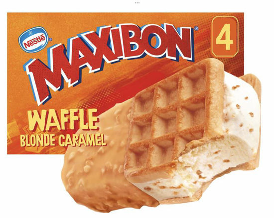 Immagine di MAXIBON WAFFLE BLONDE CARAMEL X4