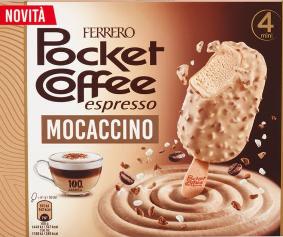 Immagine di POCKET COFFEE GELATO MOKACCINO  X4
