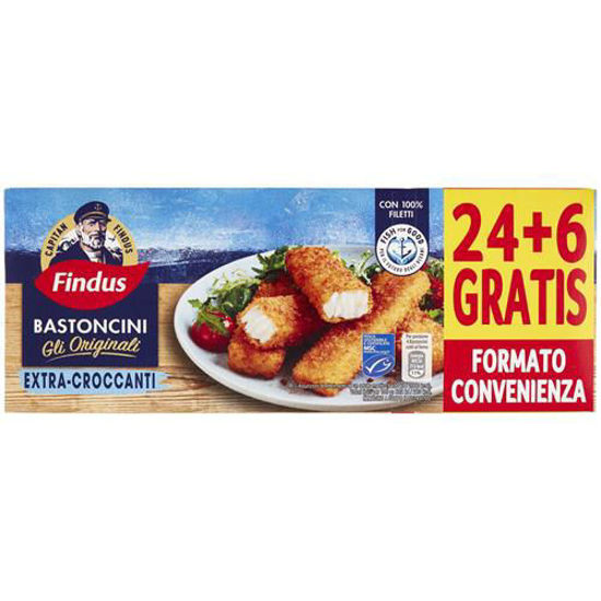 Immagine di FINDUS BASTONCINI X24+6 GR.750