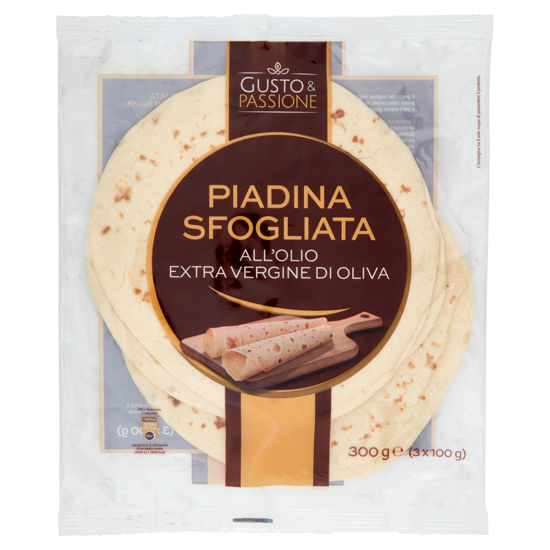 Immagine di G&P PIADINA SFOGLIATA O.O. GR.100X3