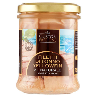 Immagine di G&P FILETTI TONNO NATURALE GR.180