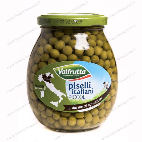 Immagine di VALFRUTTA PISELLI PICCOLI  V/V GR.360