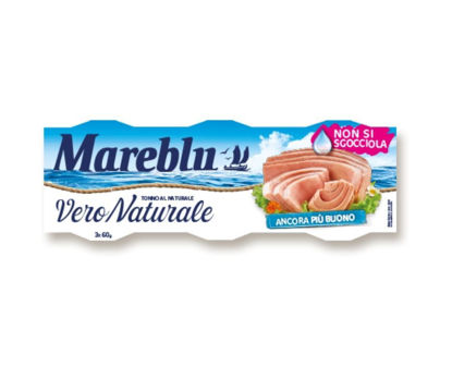 Immagine di MAREBLU TONNO VERO NATURALE 60X3