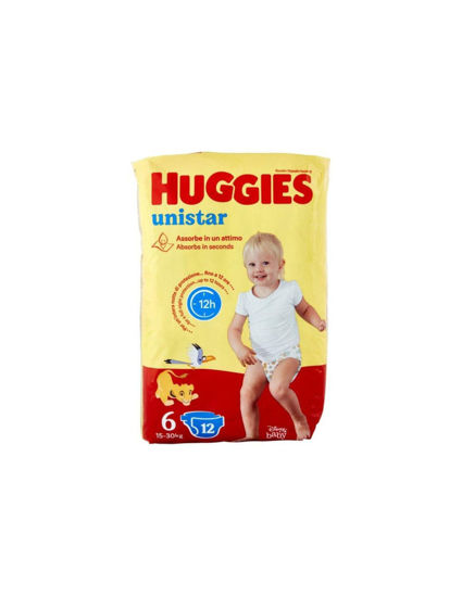 Immagine di HUGGIES UNISTAR PANNOLINI 15/30   X12