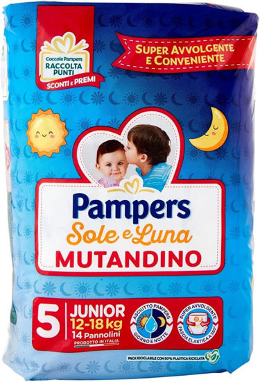 Immagine di PAMPERS SOLE E LUNA MUTAN. JUN  X14