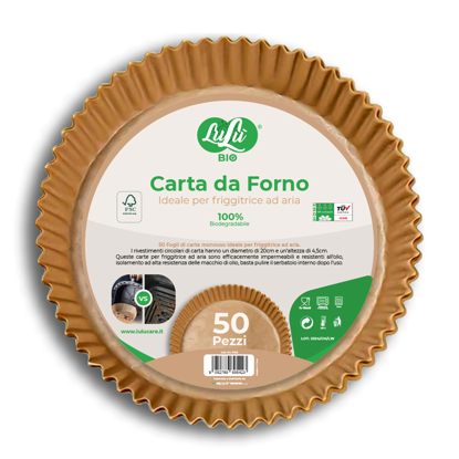 Immagine di LULU' CARTA FORNO PER FRIGGITRICE X50