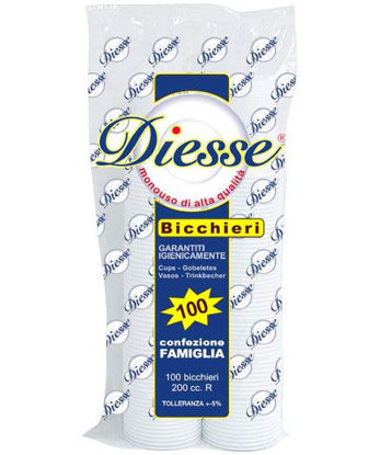Immagine di DIESSE BICCHIERI CC.200  PZ.100