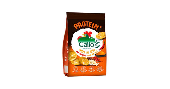 Immagine di GALLO CHIPS PROTEIN HOT SPICY GR.40