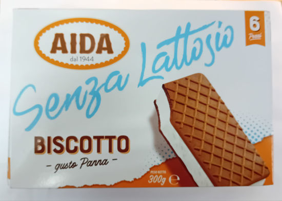Immagine di AIDA GELATO BISCOTTO S/LATT. X6
