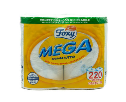 Immagine di FOXY MEGA CARTA CUCINA 2 ROTOLI DEC.