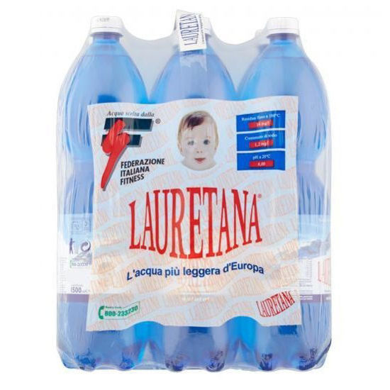 Immagine di LAURETANA ACQUA NATURALE  LT.1,5  X6