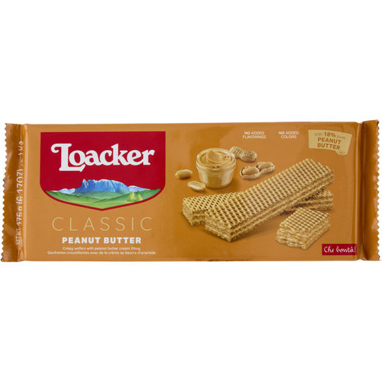 Immagine di LOACKER WAFER PEAUNT BUTT. GR.175