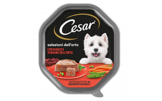 Immagine di CESAR CANE SELEZ. MANZ/VERD. GR.150