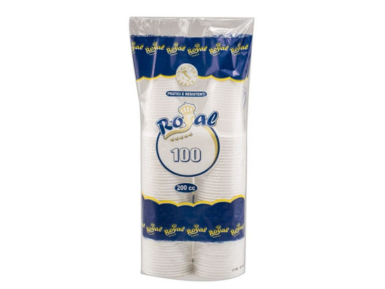 Immagine di ROYAL BICCHIERE BIANCO CC.200   X100
