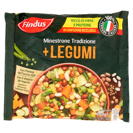Immagine di FINDUS MINESTRONE LEGUMI GR.600