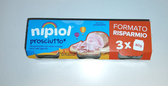 Immagine di NIPIOL OMO PROSCIUTTO GR.80X3