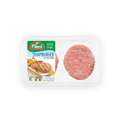 Immagine di FILENI HAMBURGER TACCHINO X2    GR.200