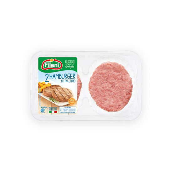 Immagine di FILENI HAMBURGER TACCHINO X2    GR.200