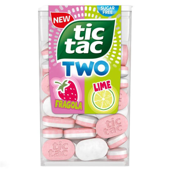 Immagine di FERRERO TIC TAC T38 TWO FRAGOLA E LIME