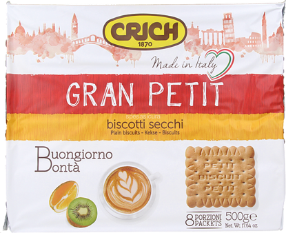 Immagine di CRICH BISCOTTI GRAN PETIT  GR. 500