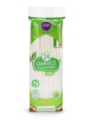 Immagine di CLENDY CANNUCCE COMP.BIANCHE BIO X 24