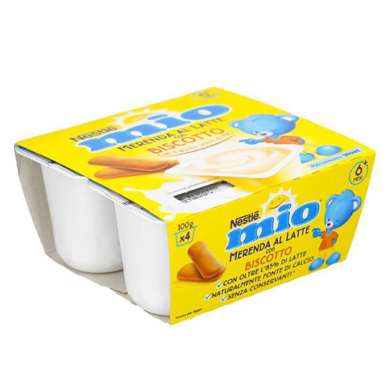 Immagine di NESTLE MERENDA LATTE/BISCOT  X4