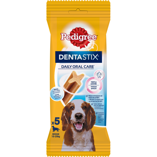 Immagine di PEDIGREE DENTASTIX DOG MEDIUM  X5