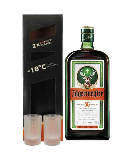 Immagine di JAGERMEISTER CL.70 + 2 BICCHIERI