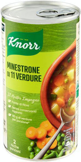 Immagine di KNORR MINESTRONE 11 VERDURE IN LATTA GR.535
